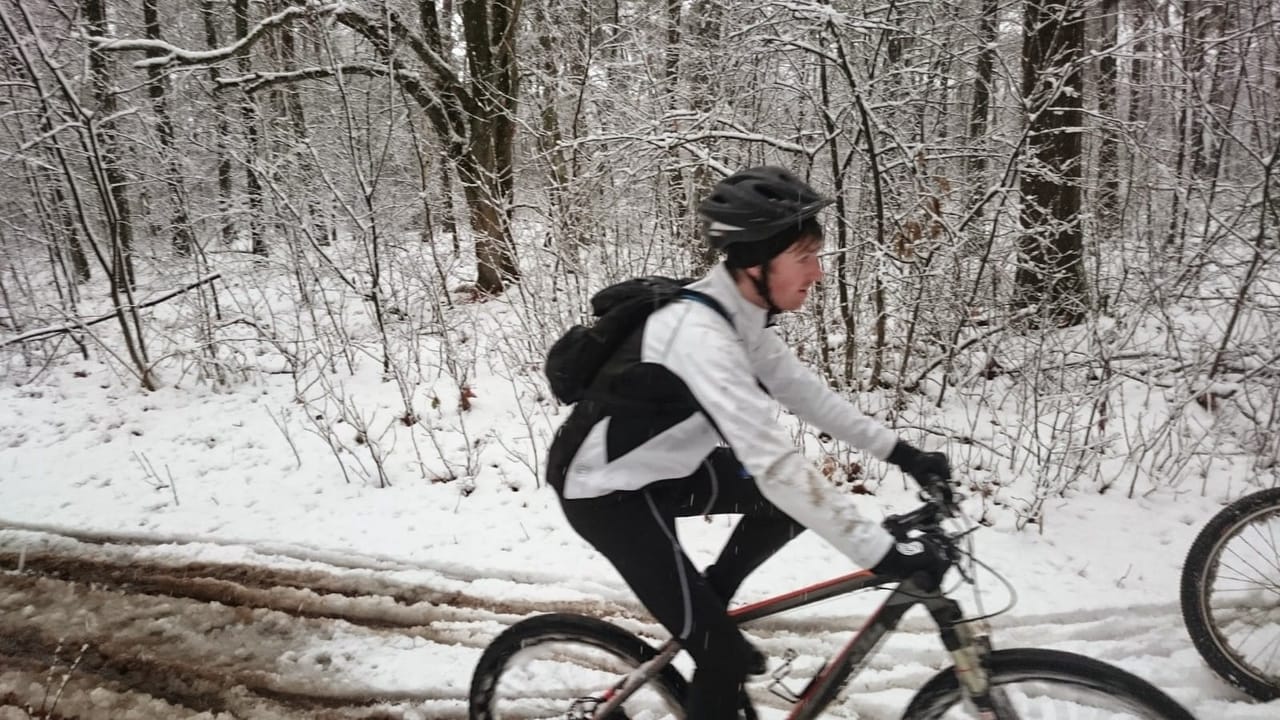 Pascal als jonge biker