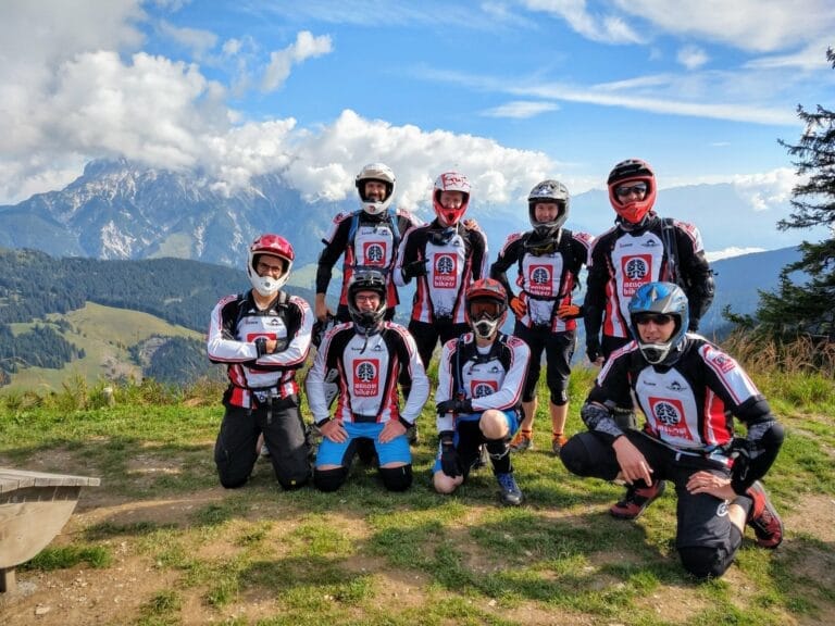 Teamfoto in Saalbach
